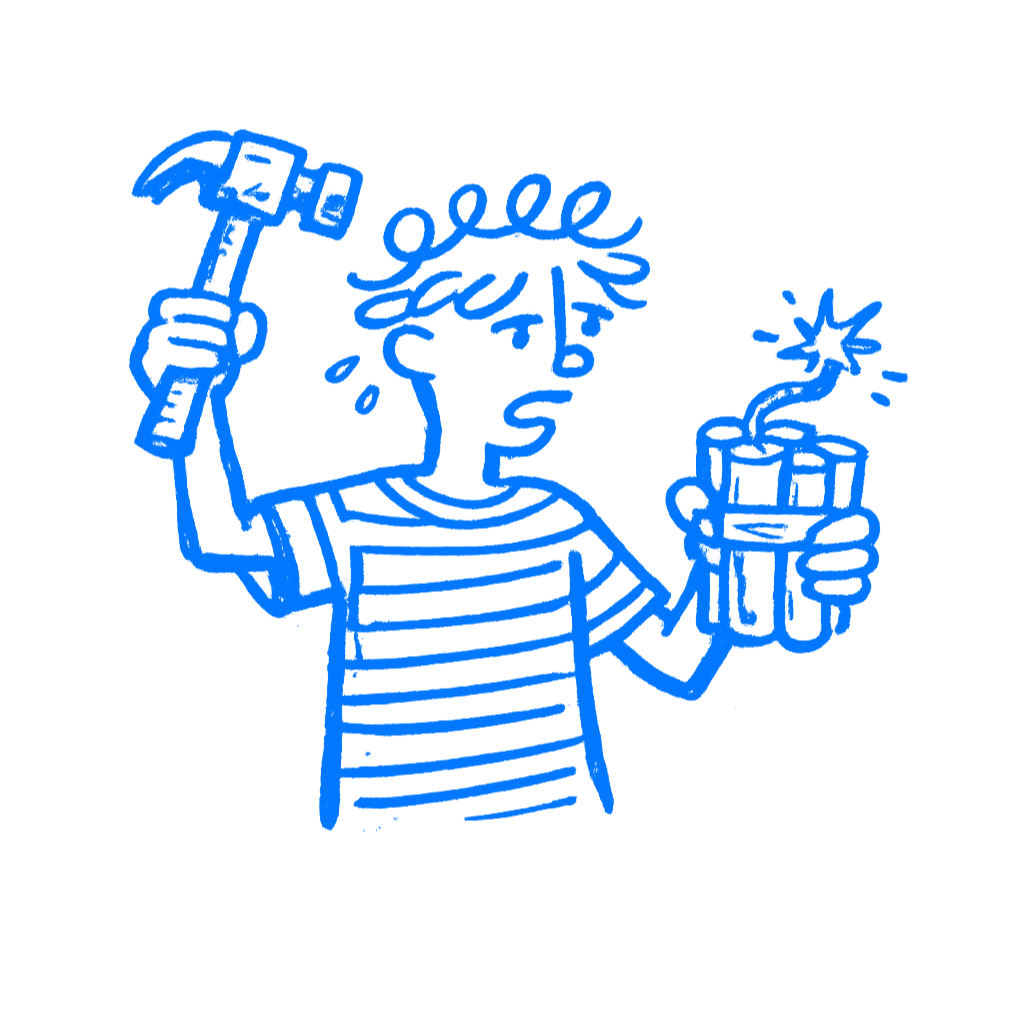 You Ruin Your Own Designs illustration