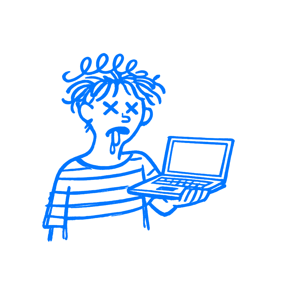 Deadlines Make You Dumb illustration